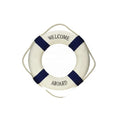 Best Seller Home Decoration Welcome Aboard Cloth Life Ring Navy Accent Nautical Decor