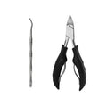 Toenail Clippers Stainless Steel Sharp Curved Blades Anti-Slip Handle Professional Nail Cutter for Men Women