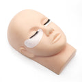 Training Practice Rubber Extensions Eyelash Mannequin Head