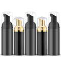 Black 100ml 150ml 200ml Gold Silver Top Foaming Cleanser 60ml Plastic Foam Pump Bottle