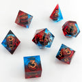 Factory Price sharp Edge Liquid Core Cat Eye D20 Dice Set for Dungeons and Dragons DND