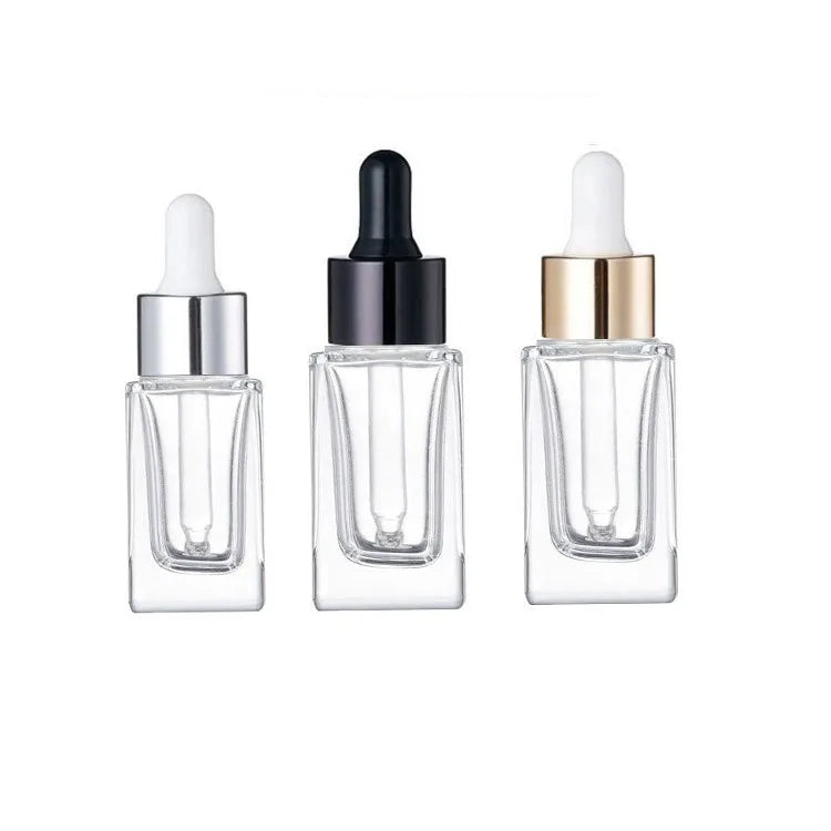 10ml Round Glass Dropper Bottles with Screen Printing for Essential Oil Serum and Eye Drops Skin Care