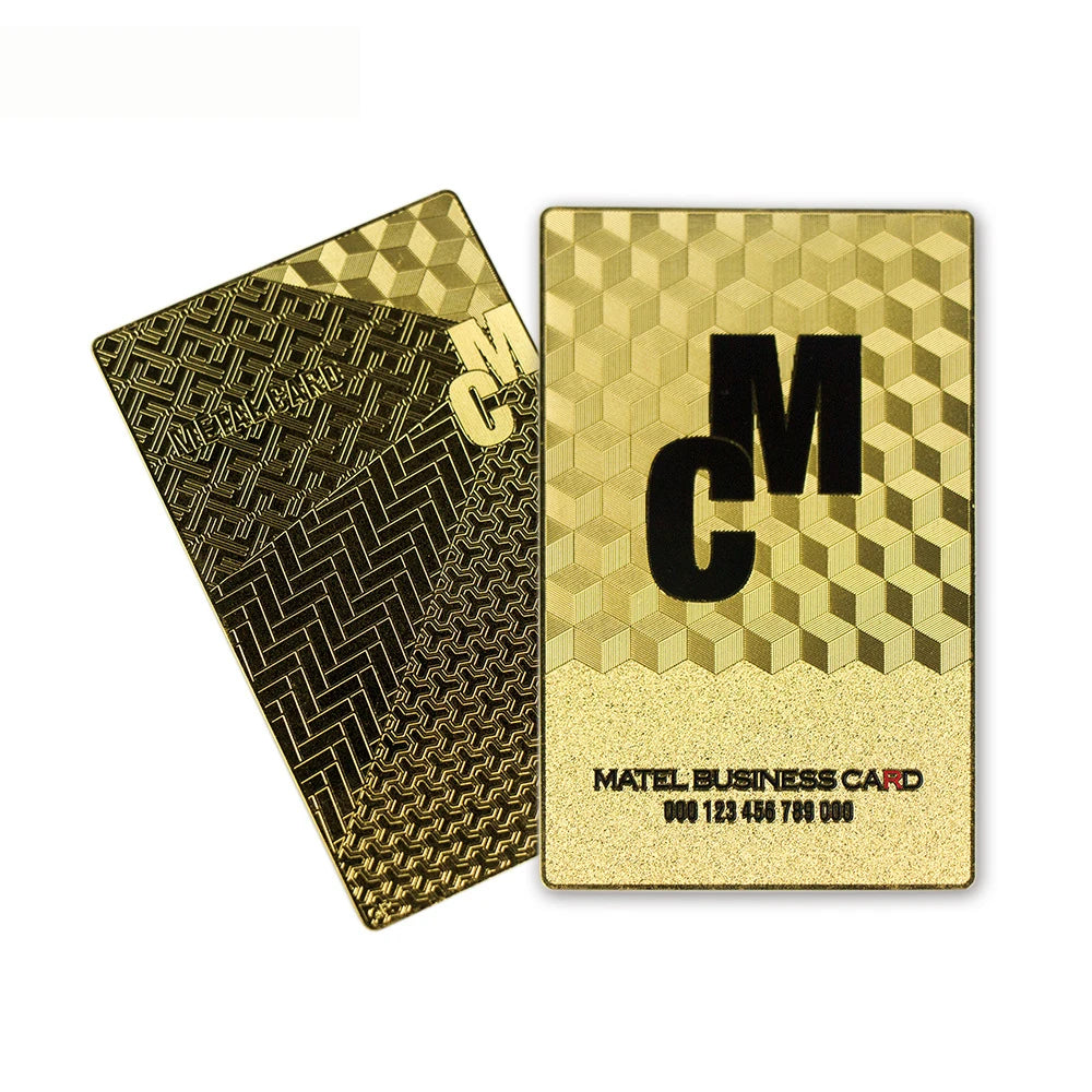 Factory Prices Wholesale Custom Metal Cards High Quality Custom Metal Rose Gold Business Card