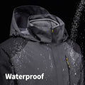 Custom logo 3 in 1 Detachable Two-piece Fleece Iner Stain Prevention Windproof and Waterproof Winter Jacket Men