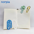 Personalized Custom Pattern Heat Transfer Paper Clip File Card Holder Diy Printing Heat Sublimation Blank Acrylic Paper Clip