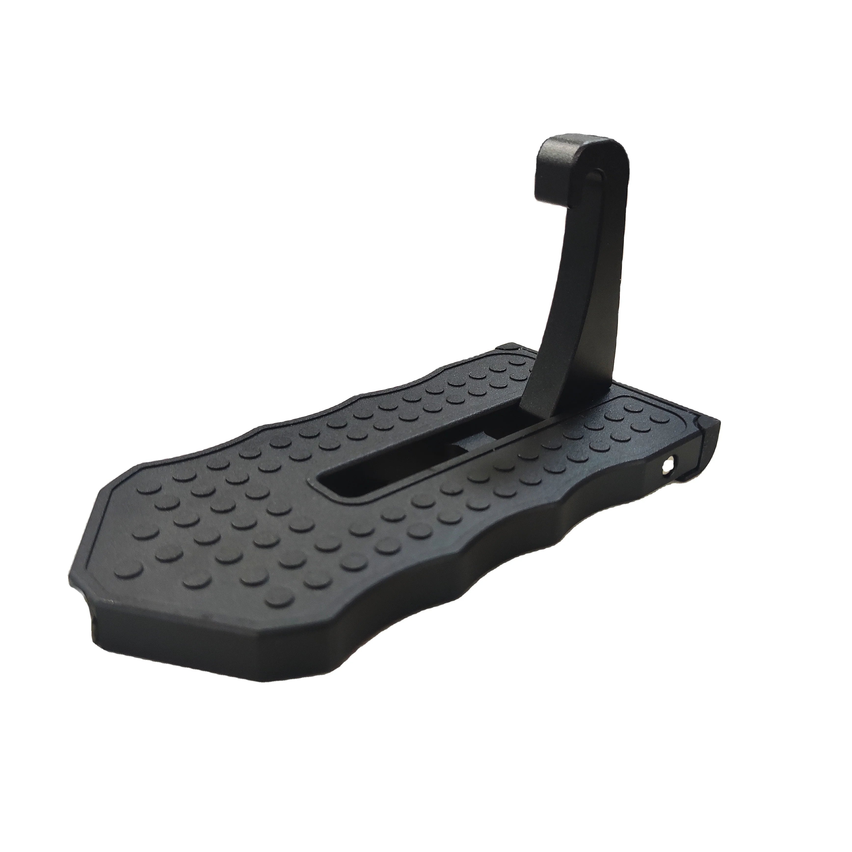 Vehicle Door Latch Hook Step Foot Pedal Hammer Ladder  Foldable Car Roof Rack Pedal  Car Doorstep Black