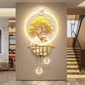 100*50 with Light New Dropshipping Products 2024 Metal Metallic Wall Living Room for Home Decor Luxury Art Item House Decoration