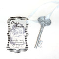 Silver Christmas Decor 2023 Santa Magic Key  for Rustic Farmhouse Decor