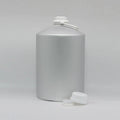 5L 6L 12L 23L 27L 31L Anti-theft Cover Aluminum Perfume Bottle Round Silver Leak-proof Aluminum Essential Oil Bottle