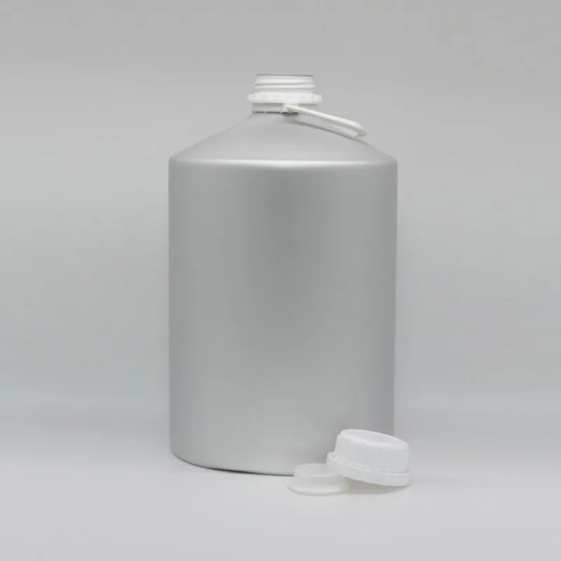 5L 6L 12L 23L 27L 31L Anti-theft Cover Aluminum Perfume Bottle Round Silver Leak-proof Aluminum Essential Oil Bottle