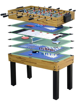 Hot Sale 10 in 1 Multi Functions Snooker Game Table with Rubber Cushion 4ft