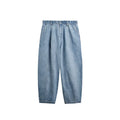 Wholesale Custom Japanese Formal Solid Mid-rise Breathable Eco-Friendly Street Trend Monkey Wash Loose Straight-leg Denim Men's