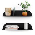 Custom Wall Shelf Metal Aluminum Stainless Steel Iron Laser Cut Hanging Display Metal Floating Shelves for Home Decor