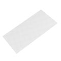 Heavy Duty Durable Water Resistant Acrylic Die Cut Bath Mat Single Sided Transparent White Sticker 16"x30" Pressure Sensitive