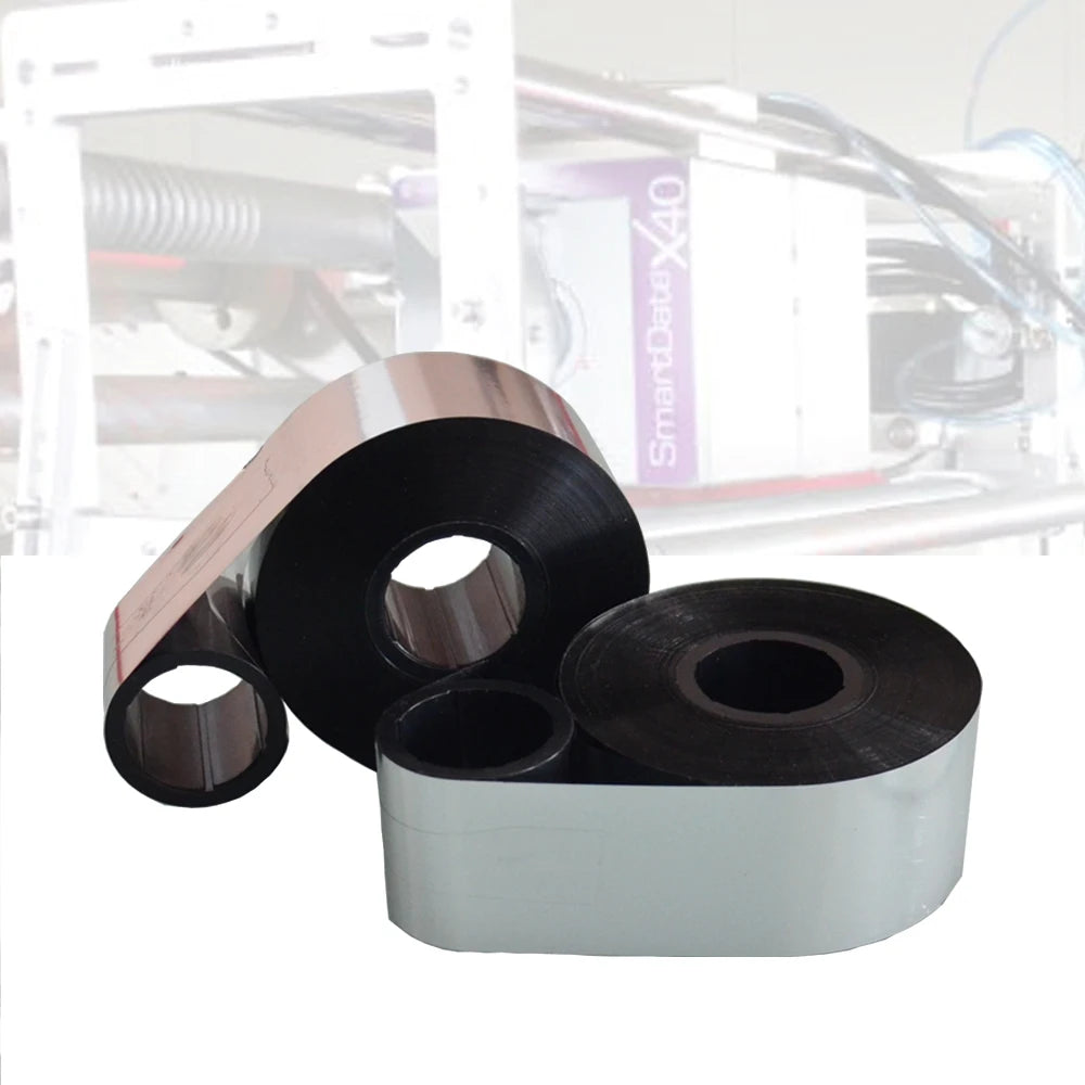 UnionCoding 55mm*600m Size TTO Ribbon for Markem Linx Videojt Domino Thermal Transfer Ribbon
