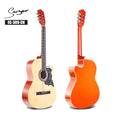 Affordable Beginner Linden Body High-gloss Cutaway Design Hot-selling Pickguard Available Upgraded Classical Guitar