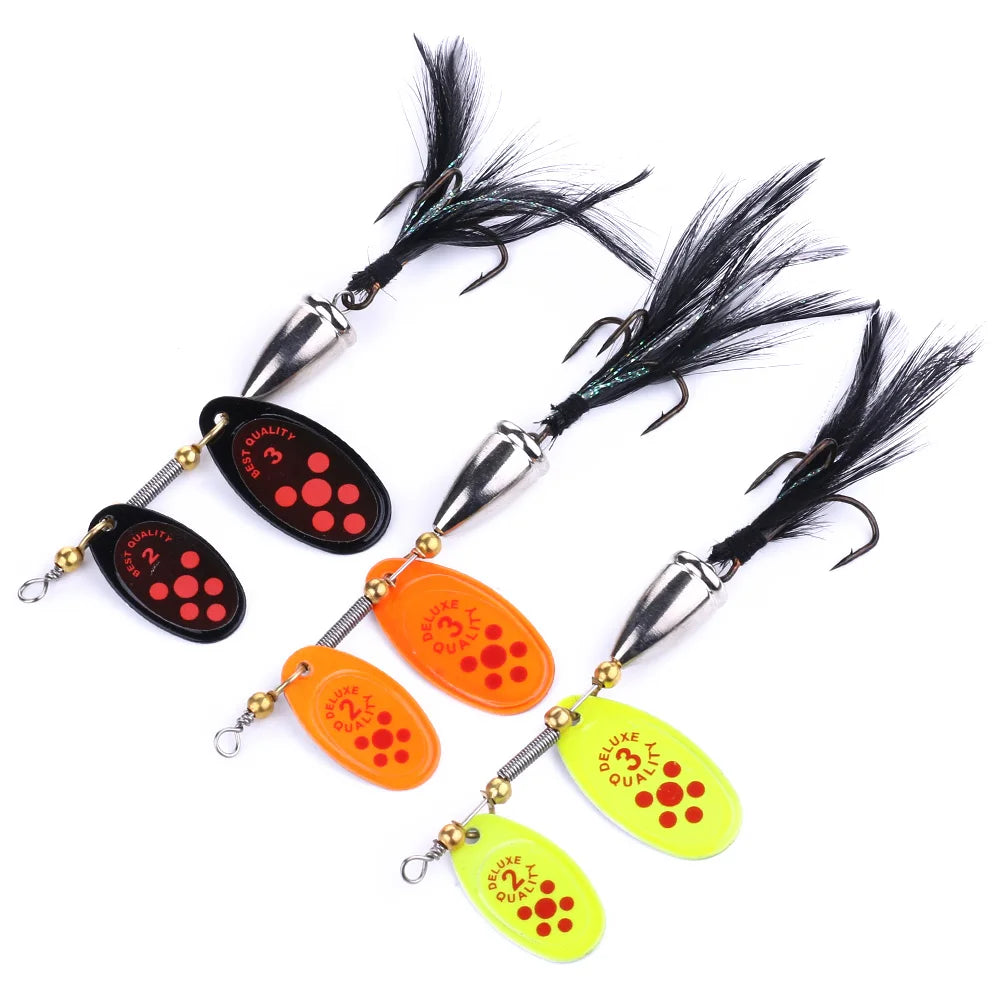6.5CM 13G Artificial Fishing Lure Spinner Fishing Metal Hard Baits