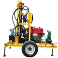 Wheeled Mounted Hydraulic Foldable Underground Deep Water Well Drilling Rigs for Sale