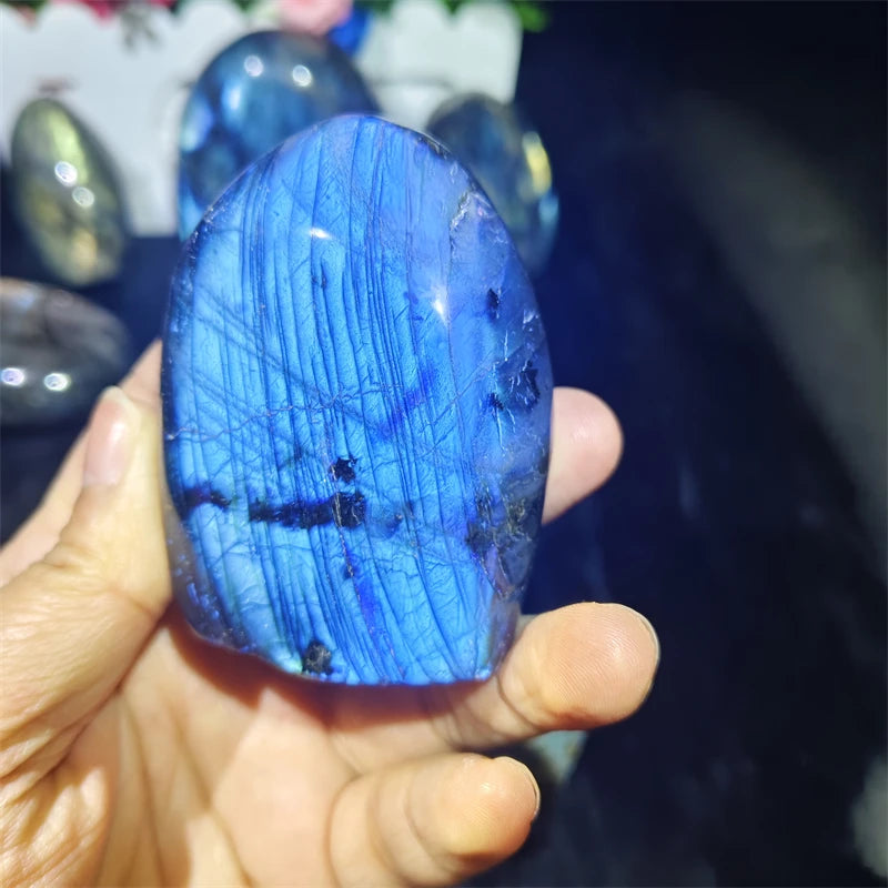 Wholesale Bulk Crystals Polished Healing Stones Blue Labradorite  Freeform for Sale