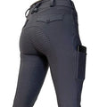 High Performance Girls Equestrian Pants Silicone Breeches Children Horse Riding Jodphurs Apparel Gray