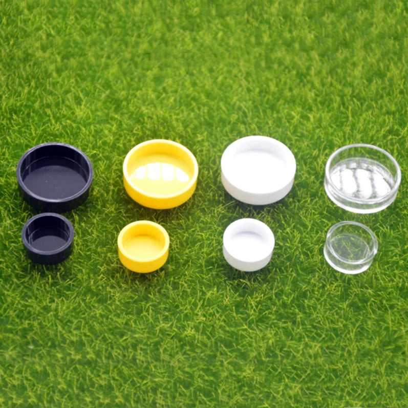 Round Acrylic Ant Feeding Dish Pet Ant Feeding Dish Transparent Ants Feeding Rearing Bowl