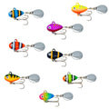 Wholesale Metal VIB Lead Bait 10g Composite Glitter Spinning Lure Hard Bait