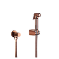 Modern Rose Gold Handheld Bidet Set Brass Wall-Mounted Hotel Toilet Sprayer with Easy Installation