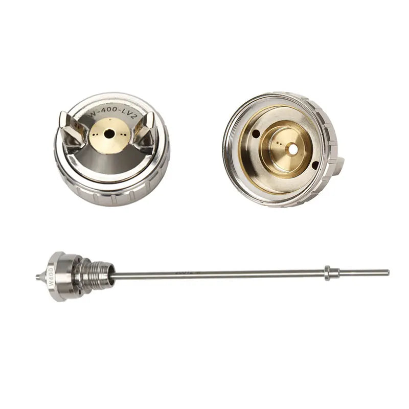 Japan W-400-LV2 Aircap W-400 Spray Gun Needle Tip + Air Cap Spray Gun Accessories Component Parts Fluid Nozzle