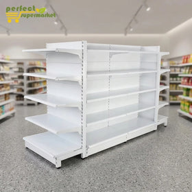 Factory Supply Heavy Duty Double-Sided Steel Supermarket Rack System Shelving Medium Longspan Shelves Display Stand