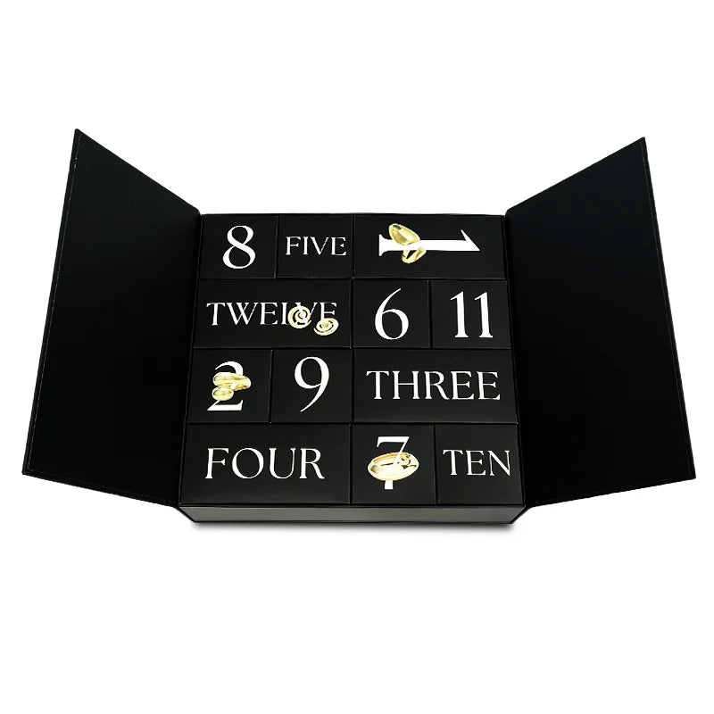 Factory Luxury Makeup Beauty Empty Paper Box Custom Gift Woman Advent Calendar Box for Cosmetic
