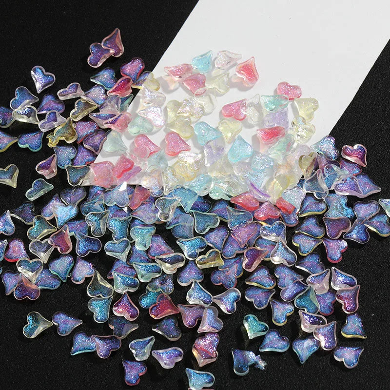 Wholesale Loose Multiple Shapes Transparent Resin Rhinestones Flat Back for Craft/Garment/Nail Art