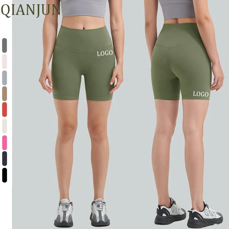Nylon Skinny Compression Biker Sports Shorts Hot Sale High Quality Cycling Yoga Tight Leggings