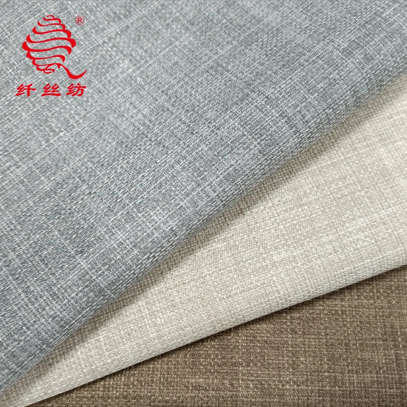 100% Polyester Woven Plain Oxford Double Color Blackout Flame Retardant Shrink-Resistant Medium Weight 220GSM Curtain Fabric