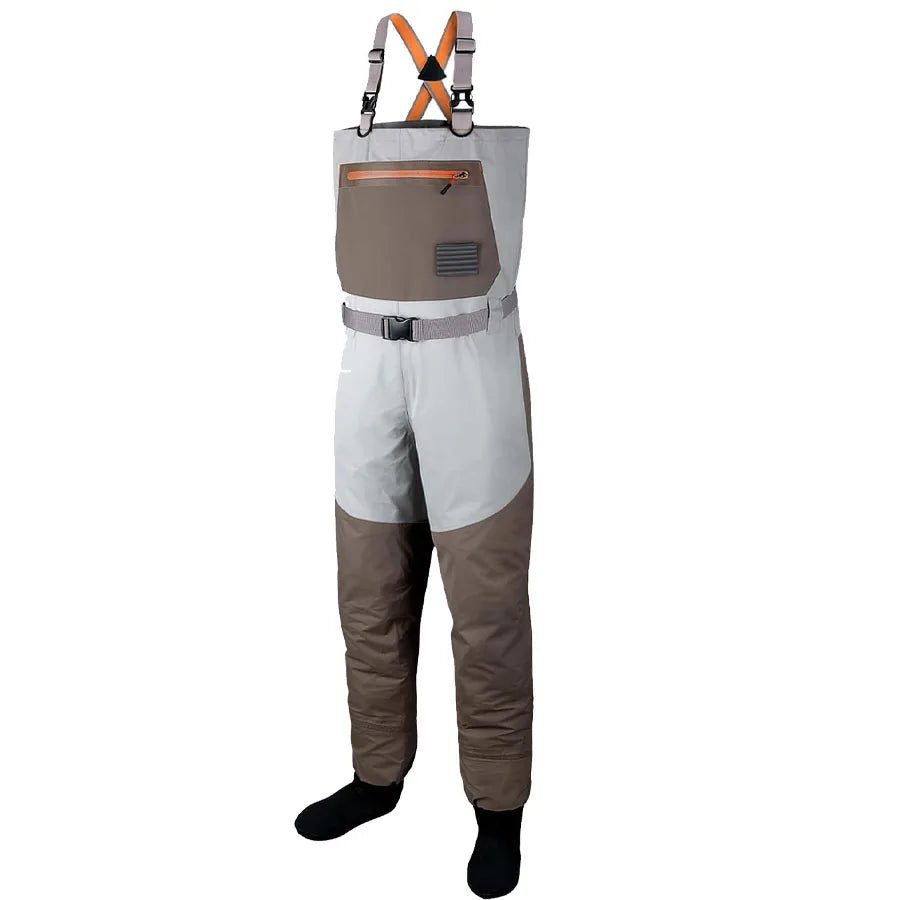 Lightweight Breathable Waterproof Chest Waders for Men and Women Stockingfoot Fly Fishing Wear