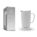 Gifts & Crafts Sublimation Tumbler Wholesale Products Customized Yellow Black Coffee Mugs Gift Accessories 18oz Handle