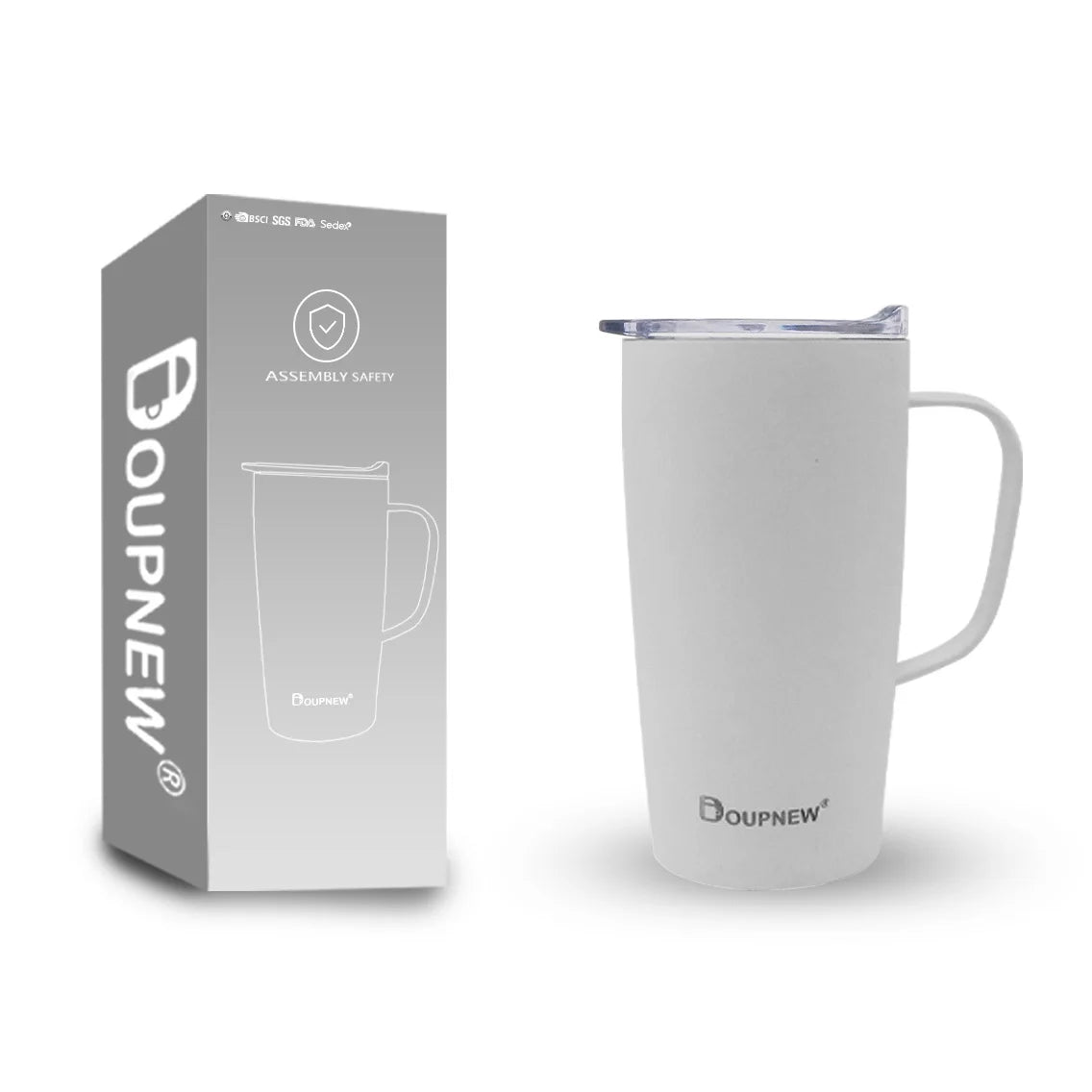 Gifts & Crafts Sublimation Tumbler Wholesale Products Customized Yellow Black Coffee Mugs Gift Accessories 18oz Handle