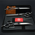 Pet Scissors Set 6" 7" Japan Steel Straight Scissors Thinning Shears Dog Grooming Scissors Silver Beauty Dog Shears Z3001