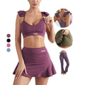 Explosion Quickly Dry Soild Color Womens Activewear Workout Clothing Yoga Fitness Wear