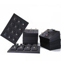 Jewelry Display Stand Set PU Leather Custom Earrings Necklace Bracelet Storage Jewelry Display Prop