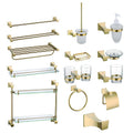 Complete Bathroom Accessories Set Modern Premium SUS 304 Stainless Steel Bathroom Hardware Accessories Set
