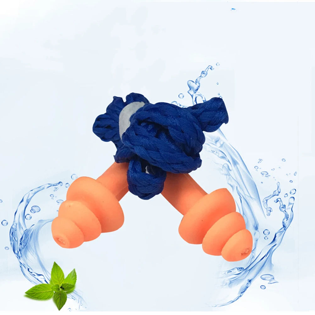 Silicone Ear Plug for Sleeping Travel Study Anti Noise Earplugs Hearing Protection