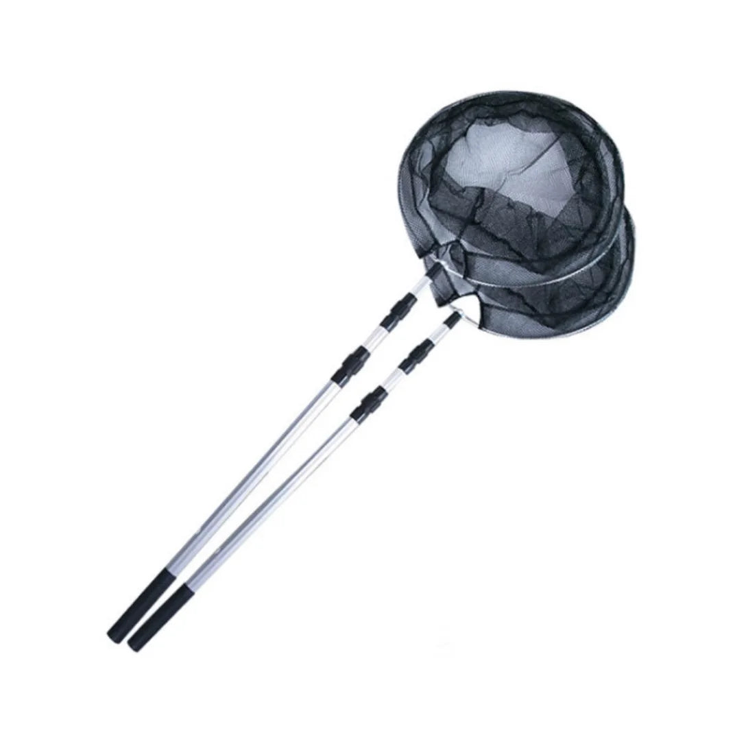 Circular Three-Section Telescopic Aluminum Alloy Landing Net for Fish Landing
