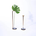 Wholesale Reusable Customized Luxury Black Wire Drawing Process for Wedding Center Home Hotel Decoration Small Bronze Vases