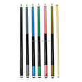 Promotion Price VanQs Brand 57 Inches 1/2-pc Maple Wood Shaft Billiard Pool Cue Stick with Painting Grip