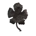 155x115mm Garden Decoration Wrought Ironwrought Iron Components Hot Forged Stamped  Metal Grape Leaf   for Gate Fence