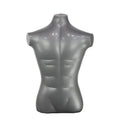 Professional Factory PVC Material Hanging Torso Mannequin Male Female Adjustable Grey Window Display Inflatable Mannequins
