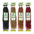 Julianna Wholesale 20Inch Deep Water Wave Super Wave Straight No Weft Synthetic Bulk Braiding Hair Extensions
