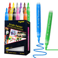 Children Adult Apply Acrylic Paint Marker Pen to Any Surface with 28 Color Setting Markers Set Graffiti Marker Pen