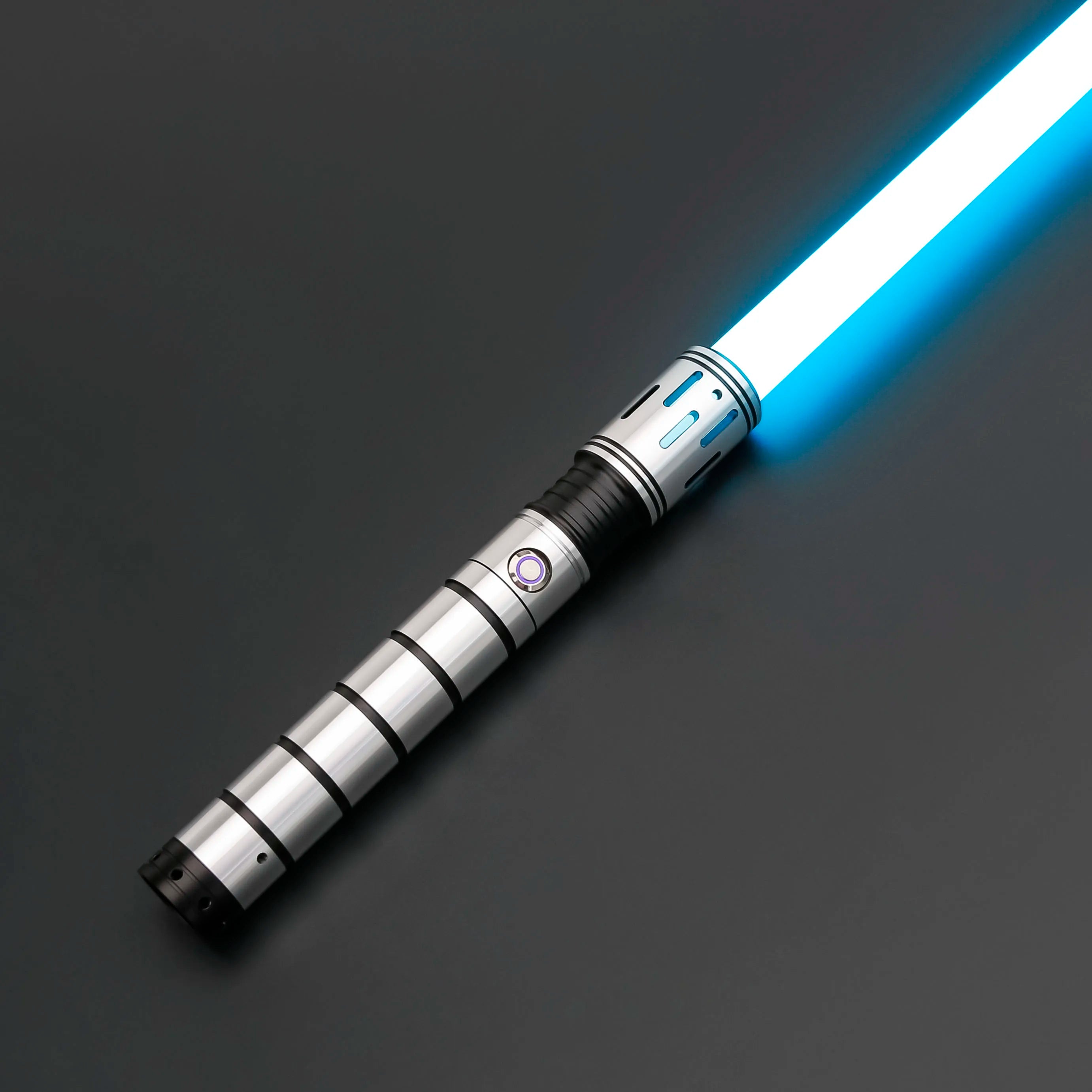 TXQsaber E08-A FOC Lightsaber Dueling 12 Colors Change Metal Handle 16 Sets of Sound Saber for New Beginners Apprentice
