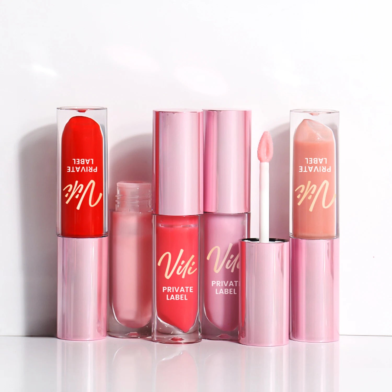 Wholesale Hot Sell Custom Logo Waterproof Lip Gloss and Line Lifter Lip Gloss Containers and Packaging